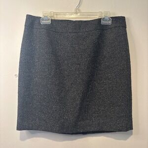 Halogen Tweed Skirt Women's Size 12 Gray Career Corpcore Academia Office‎
